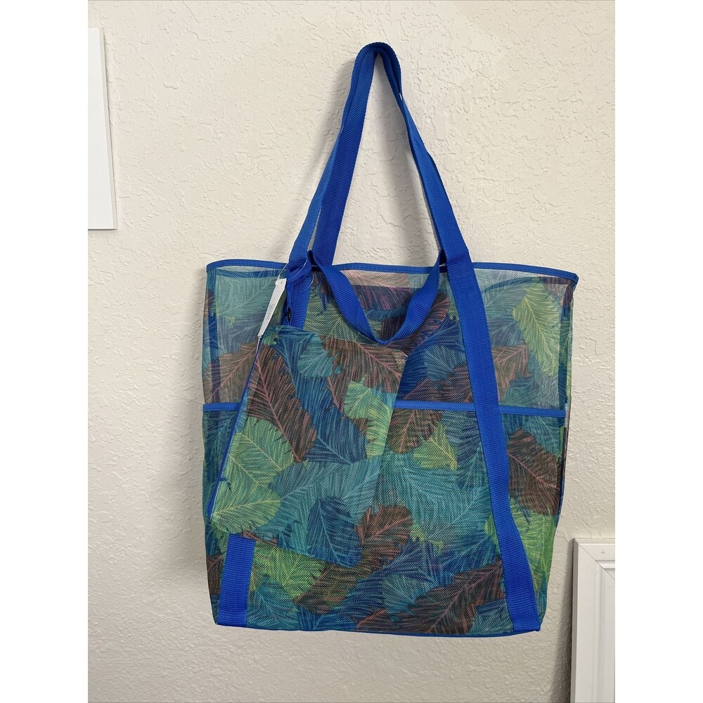 Time And Tru Beach Mesh Tote Bag Shopping Travel